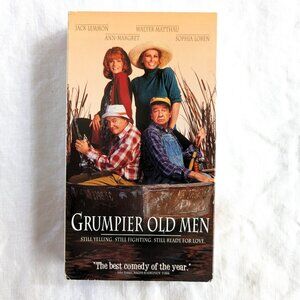 3/$15 Grumpier Old Men (1995) VHS movie Jack Lemmon Sophia Loren Walter Matthau